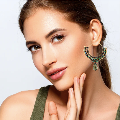 Karina Green Earrings