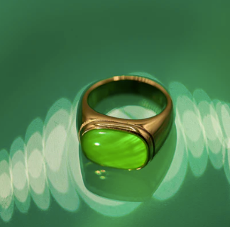 Columba Green Mother of Pearl Ring