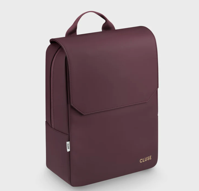 Cluse Backpack Plum, Gold Colour