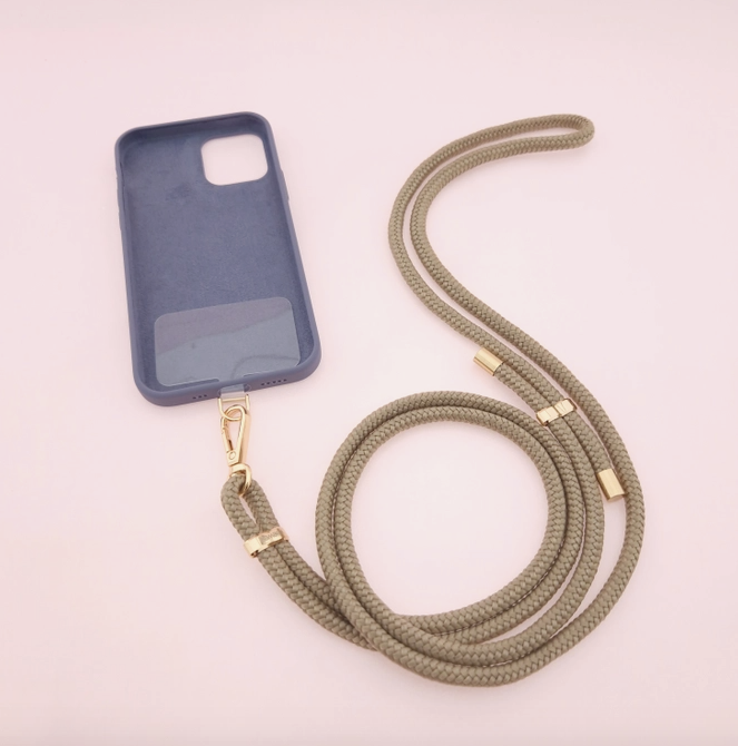 CREAM Universal mobile phone chain One with patch - UNI COLOR: #06 Pearly / gold