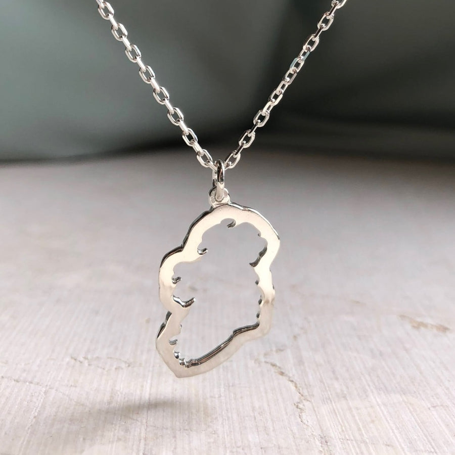 Map of Ireland Necklace 