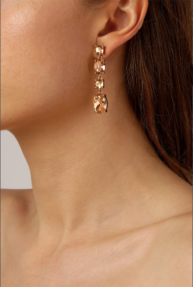 Cornelia SG Rose/Green Earrings