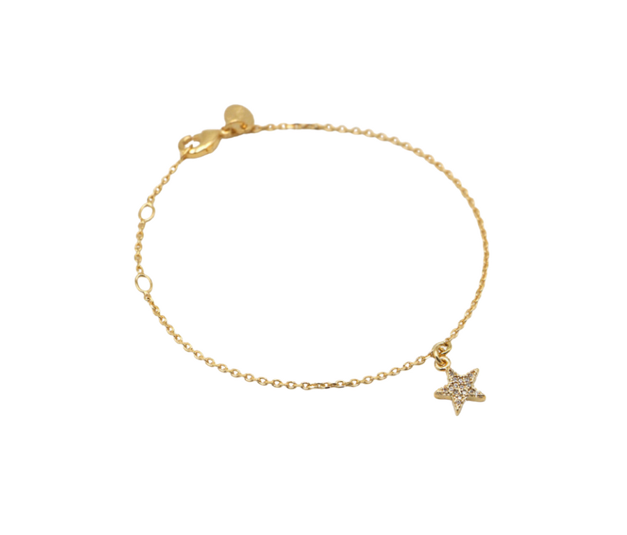 Lily Star Silver Bracelet