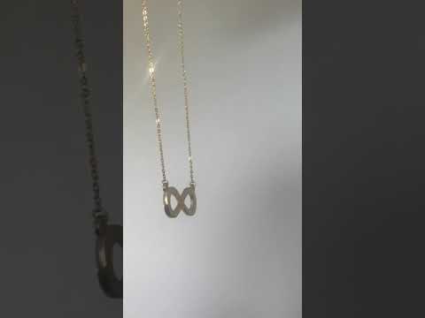 Infinity 9ct Solid Gold Necklace (Symbolising Infinite Possibilities)