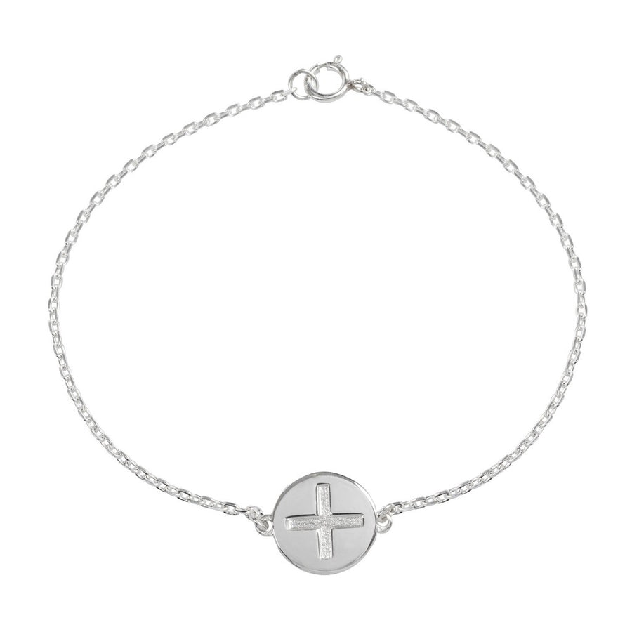 silver alim symbol bracelet by Liwu Jewellery 